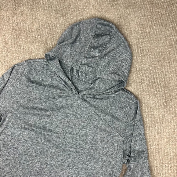 Active By Old Navy Tops - Old Navy Active Hoodie Womens XL Gray Thumbhole Sleeve Athletic Fit Pullover